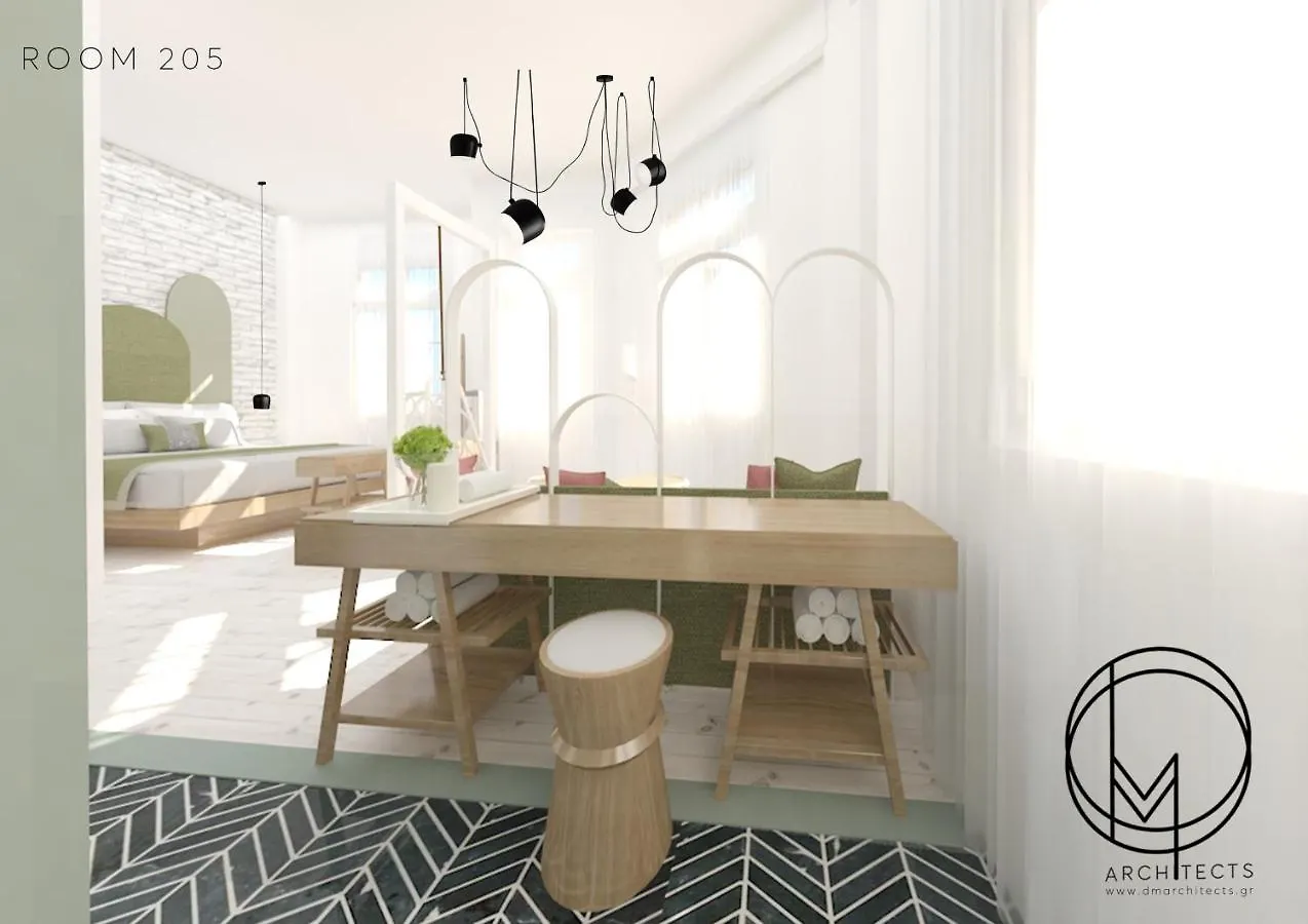 **** Ξενοδοχείο με διαμερίσματα The Maroon Bottle Luxury Suites Θεσσαλονίκη Ελλάδα